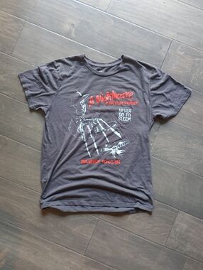 A Nightmare on Elm Street Freddy Krueger Double Sized Graphic T-shirt